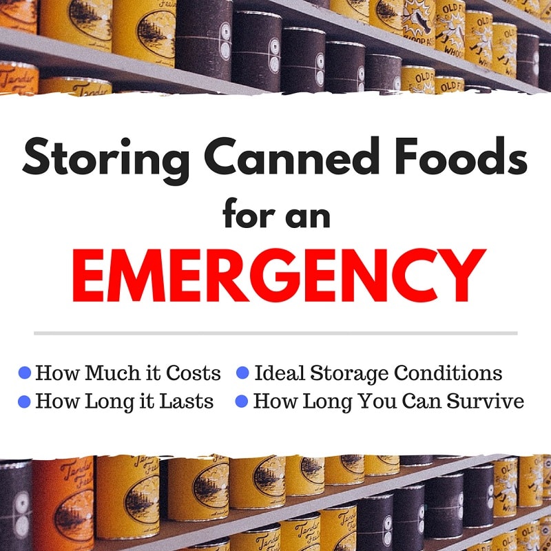 Storing Canned Foods for an Emergency