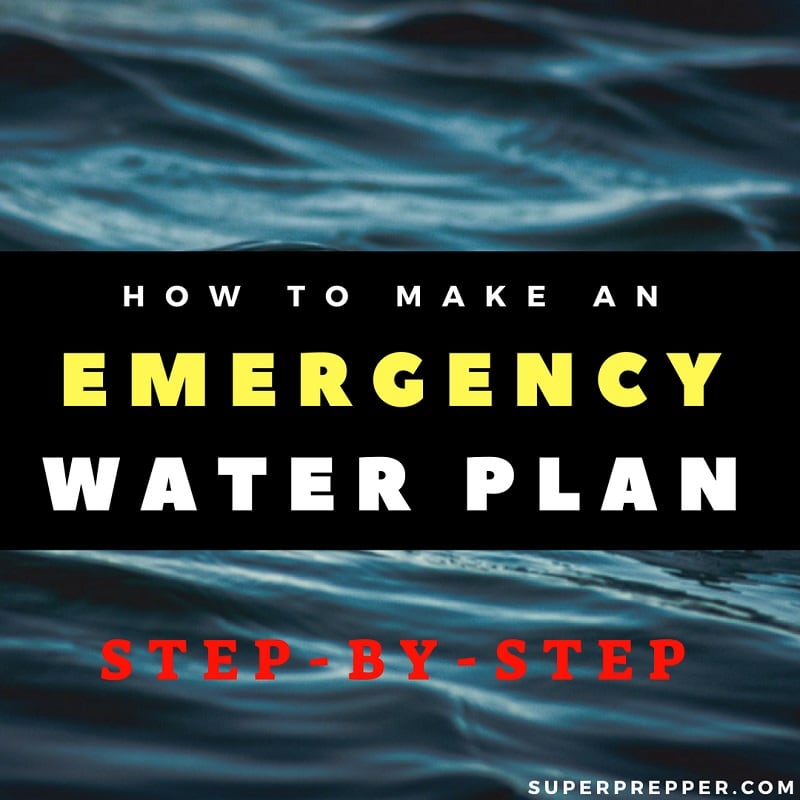 Emergency Water Plan Step by Step