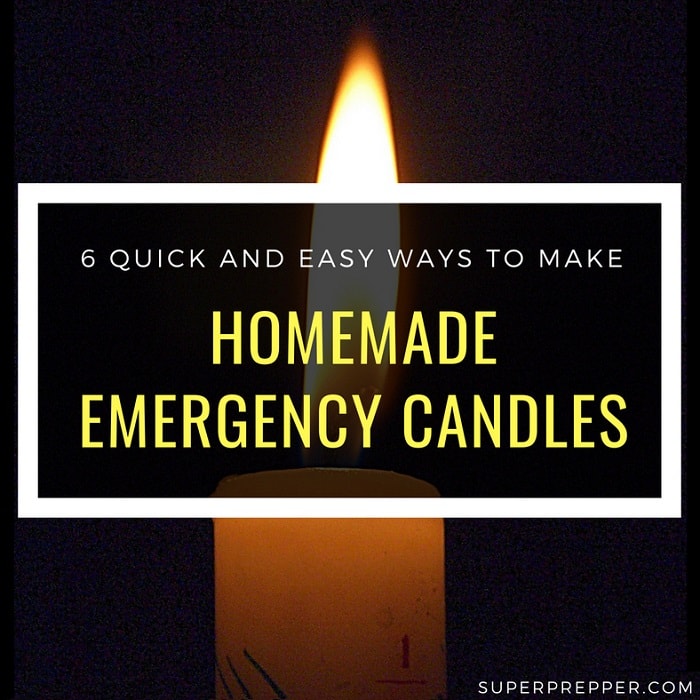 How to Make Homemade Emergency Candles