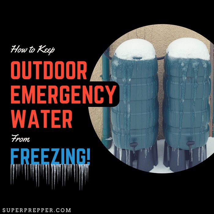 Keeping Outdoor Emergency Water from Freezing Title