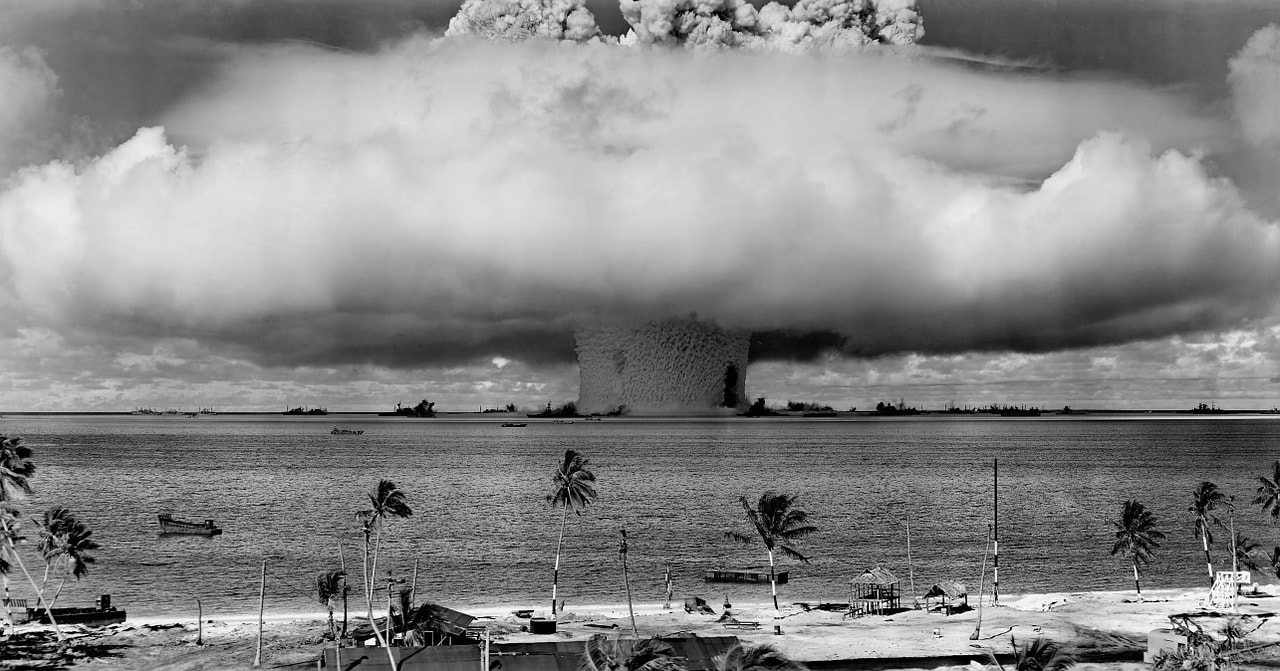 The 1946 nuclear test known as Operation Crossroads.