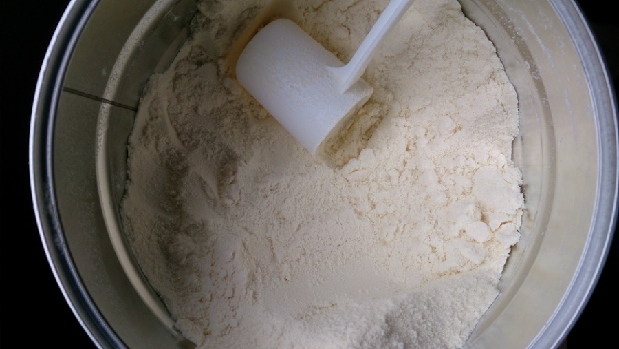 Powdered milk has a very long shelf life.