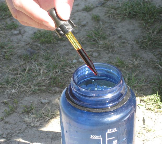 purify water with iodine