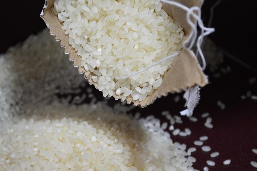 Bags of rice have possibly the longest shelf life of any food.